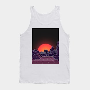 80s Vaporwave Retro Tank Top